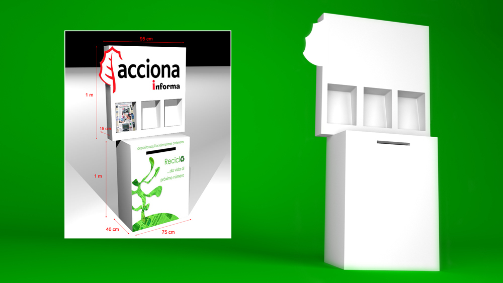 diseño stand Acciona