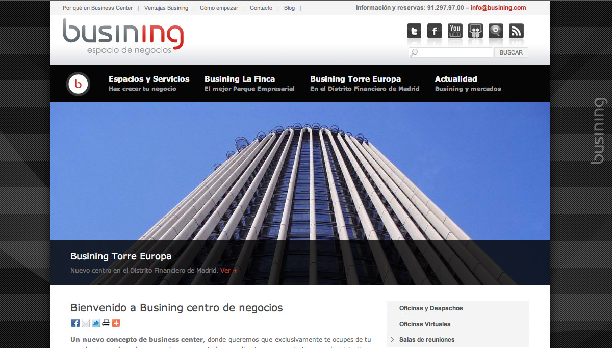 diseño web busining