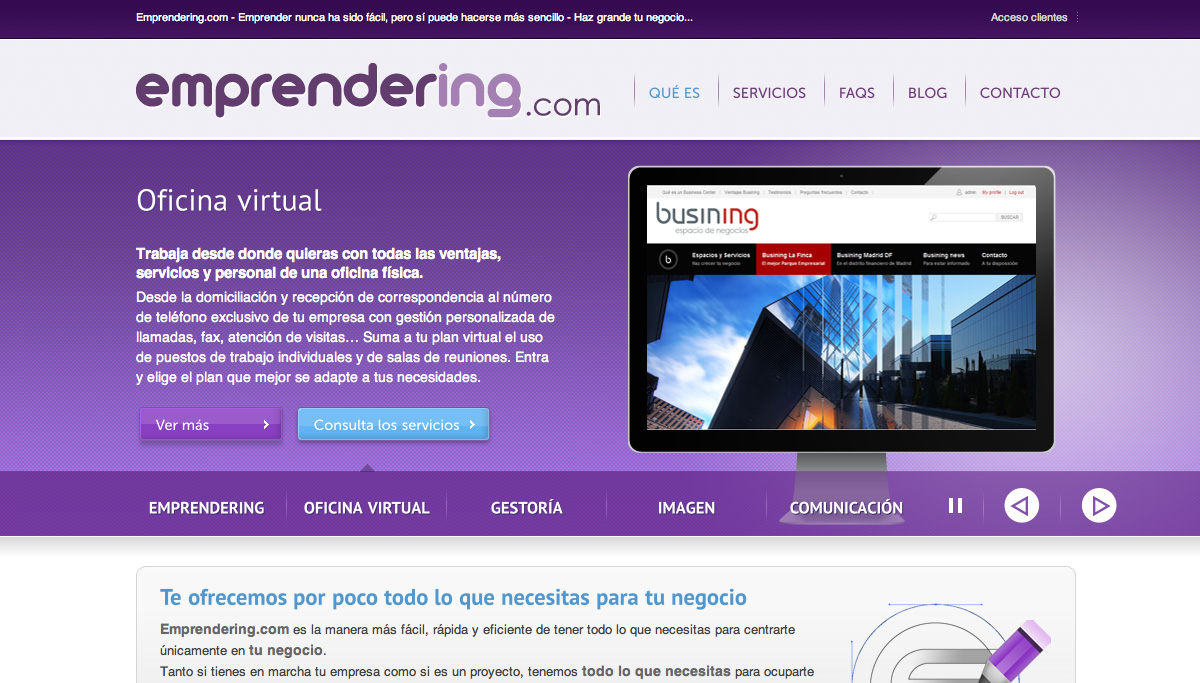 diseño web Emprendering