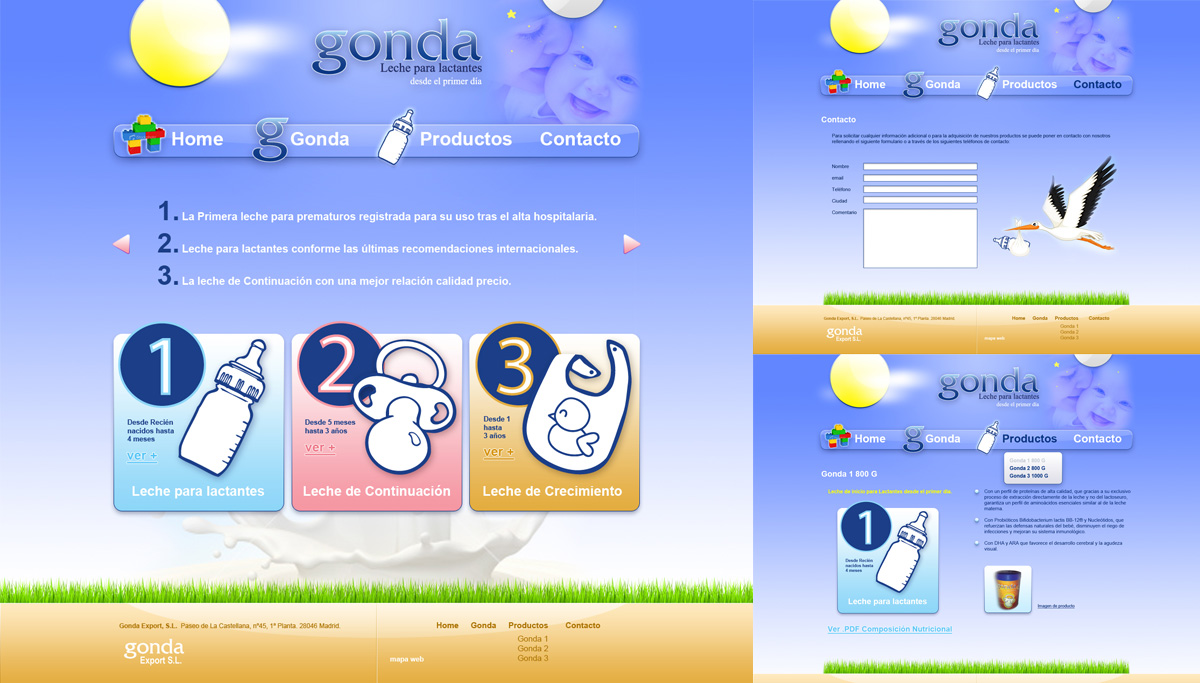 diseño web Gonda