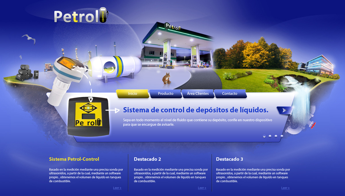 diseño web petrolcontrol