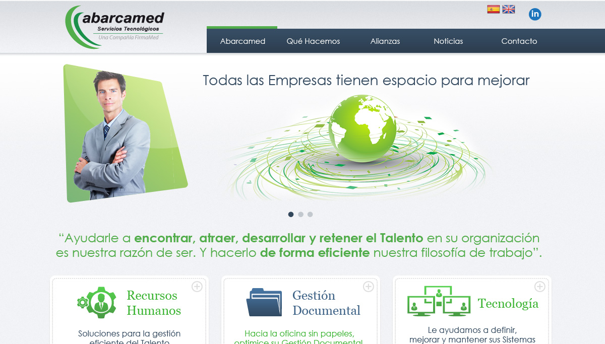 diseño web Abarcamed