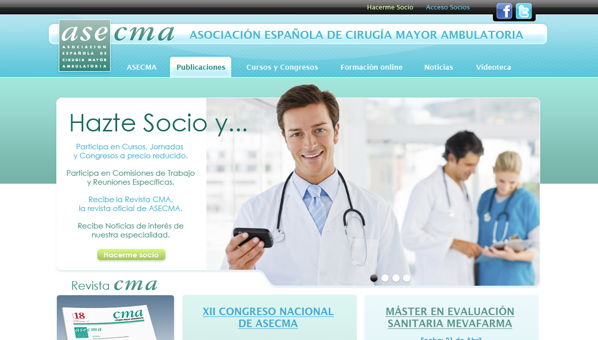diseño web Asecma