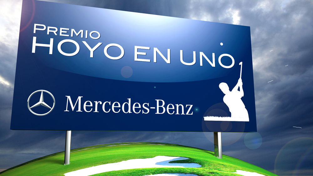 Diseño valla publicitaria Mercedes 2