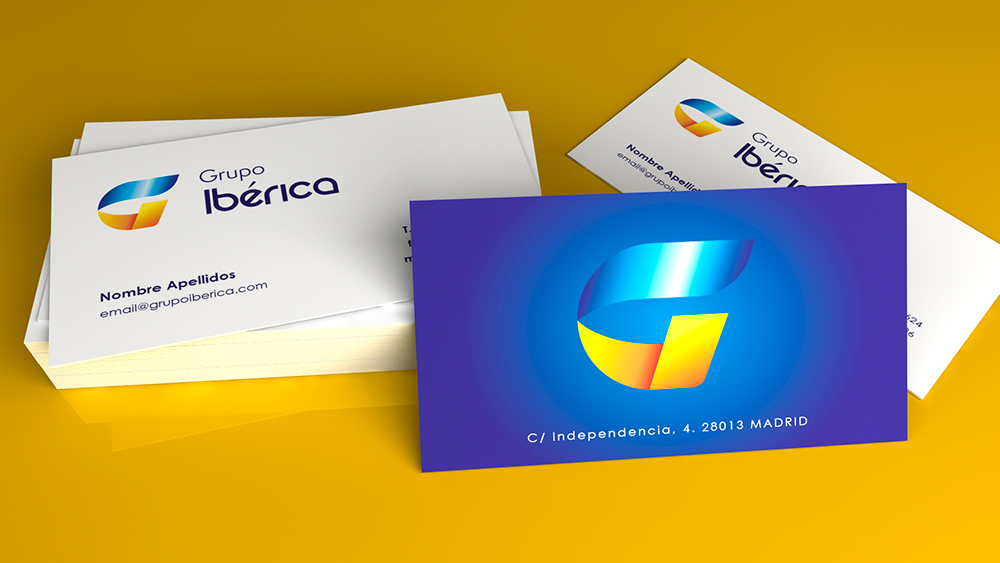 diseño logotipo GI Tarjetas vista 1