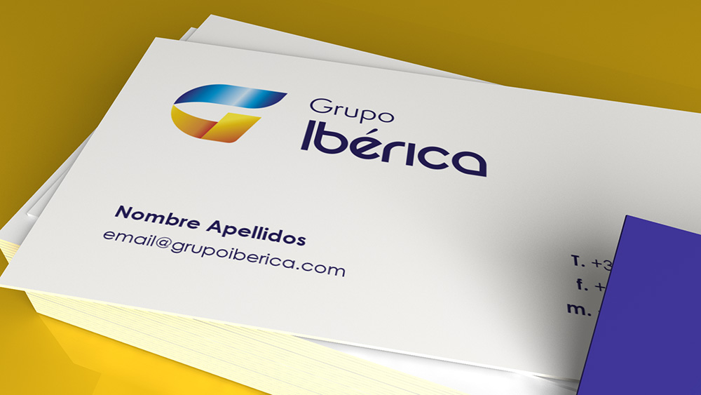 diseño logotipo GI Tarjetas vista