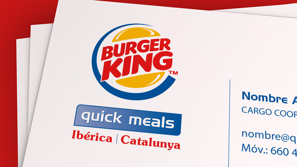 DIseño logotipo Burger King Quickmeals