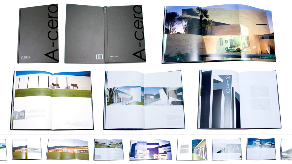 diseño editorial libro A-cero