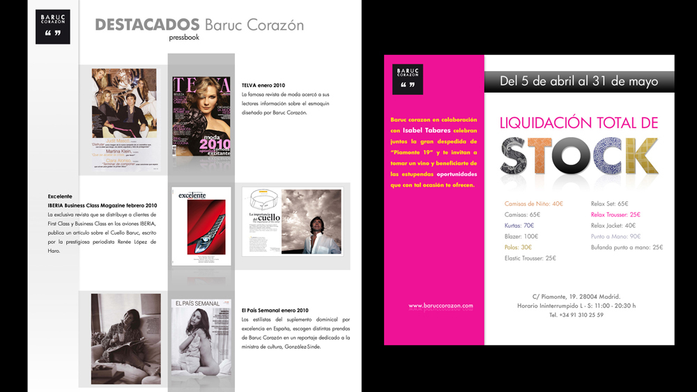 diseño newsletter baruc