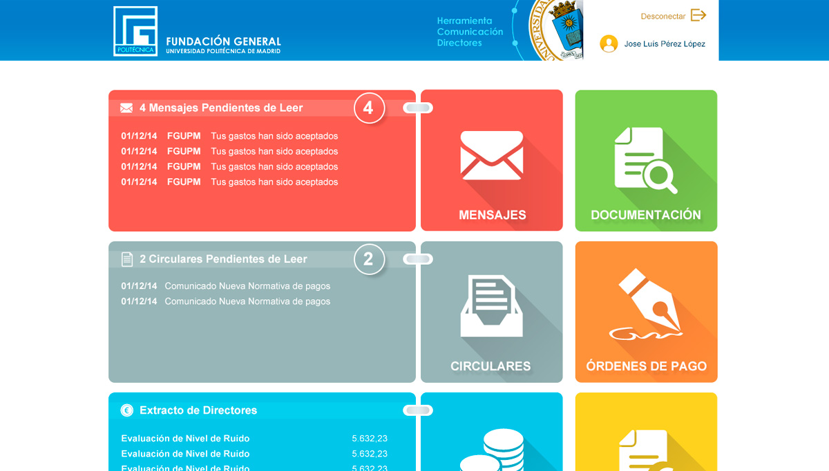 diseño aplicacion Universidad Politecnica Madrid