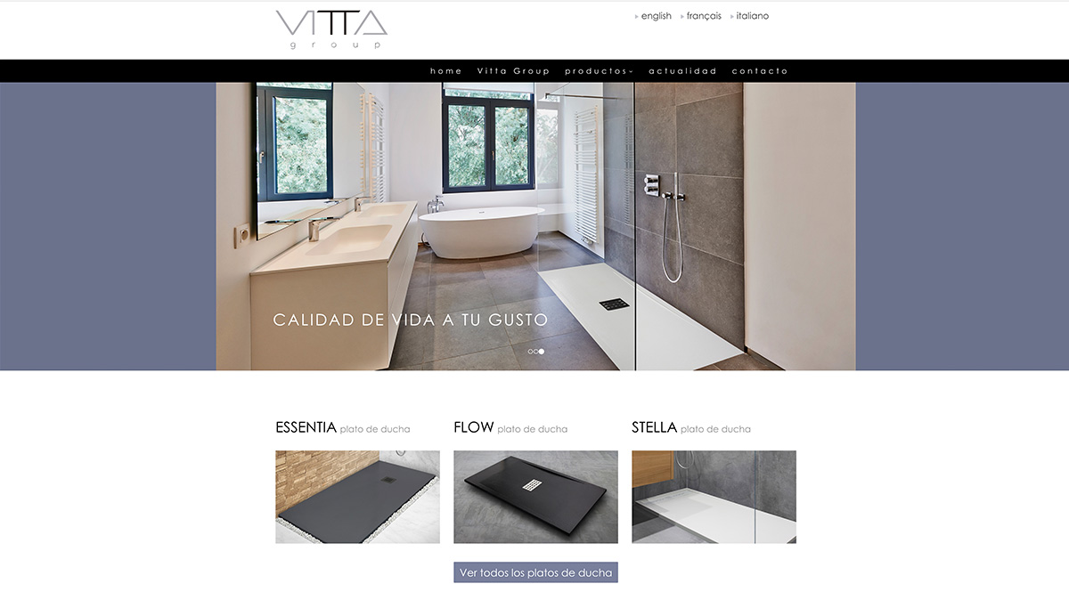 diseño web Vitta Group